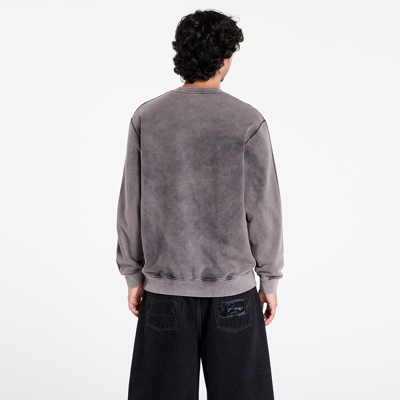 Vīriešu džemperi adidas Premium Essentials Retro Washed Crew Black