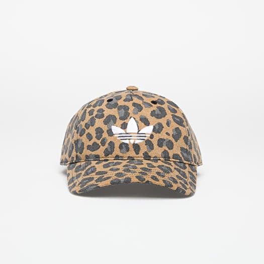 Kapa adidas Leopard Print Baseball Cap Brown Strata/ Black