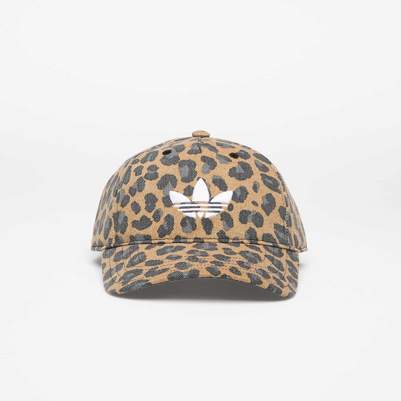 Muške šilterice adidas Leopard Print Baseball Cap Brown Strata/ Black