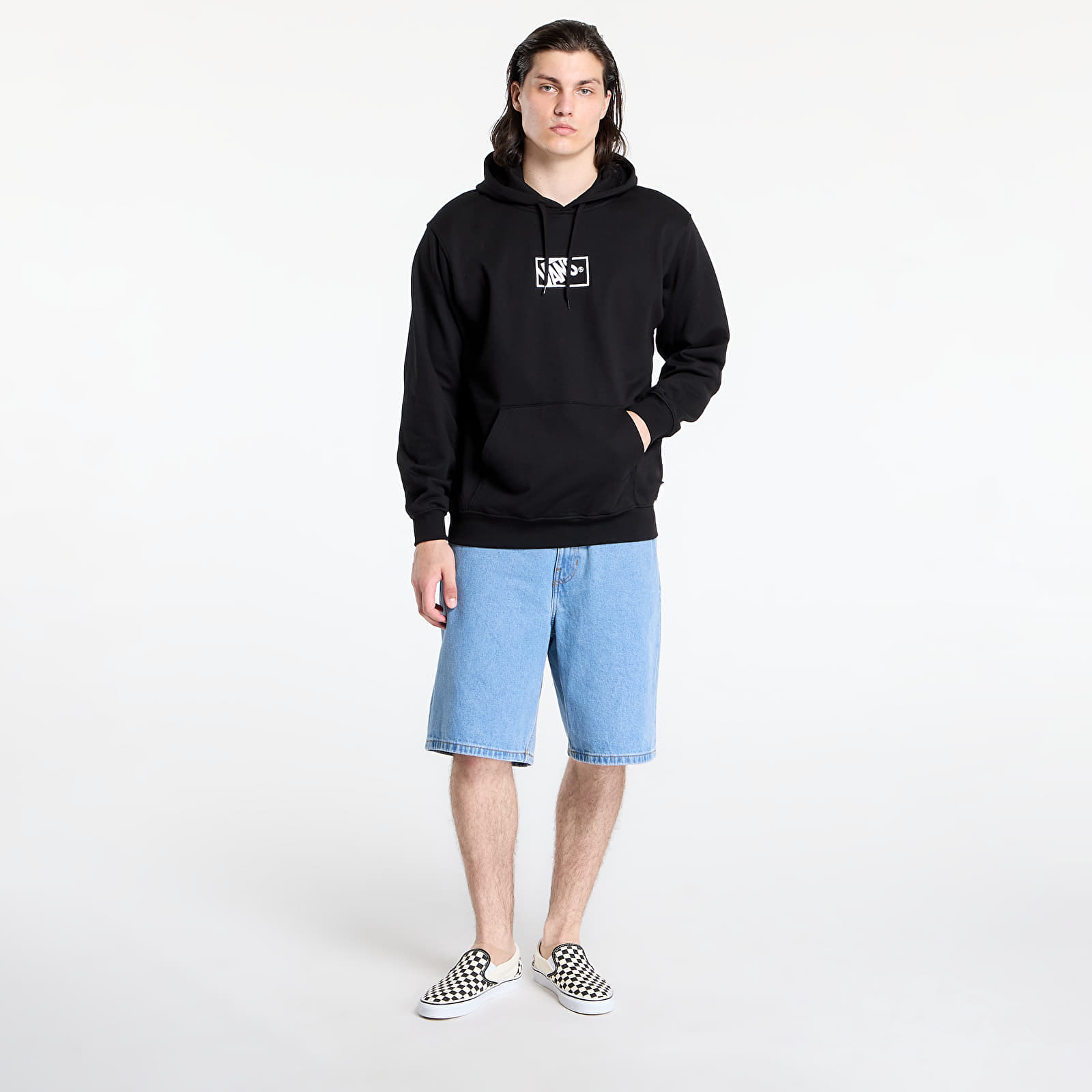 Sweatshirts Vans Blocked Box Pullover Hoodie Black