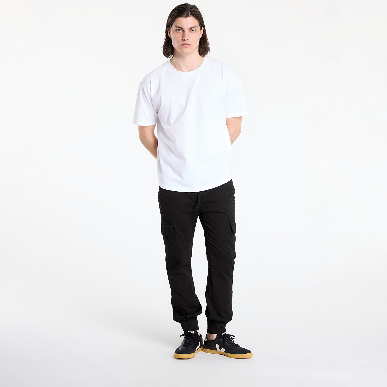 Cargo Hosen Urban Classics Military Jogg Pants Black