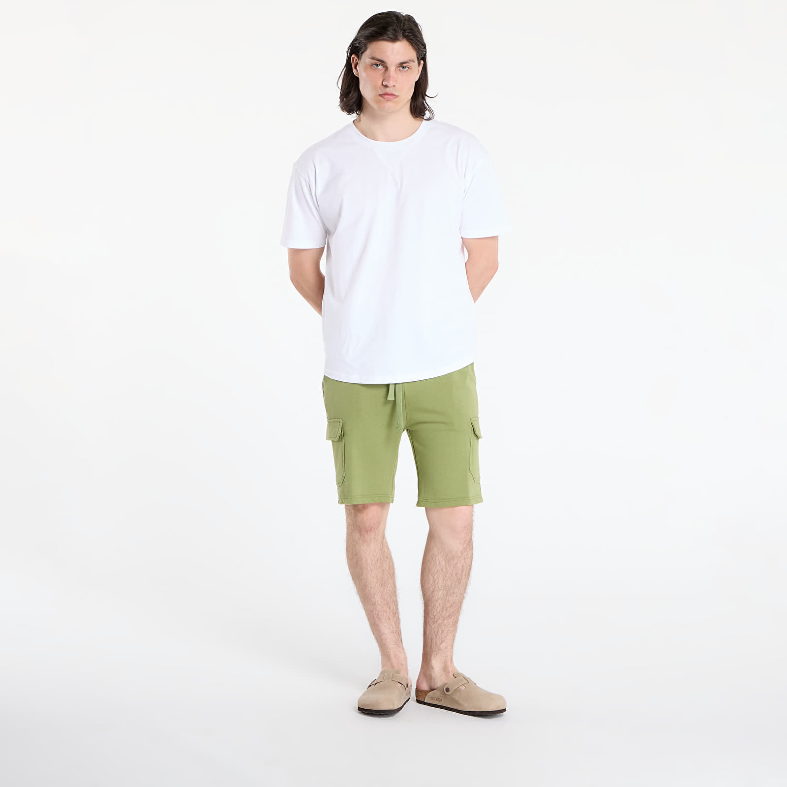 Shorts Urban Classics Organic Cargo Sweatshorts Green