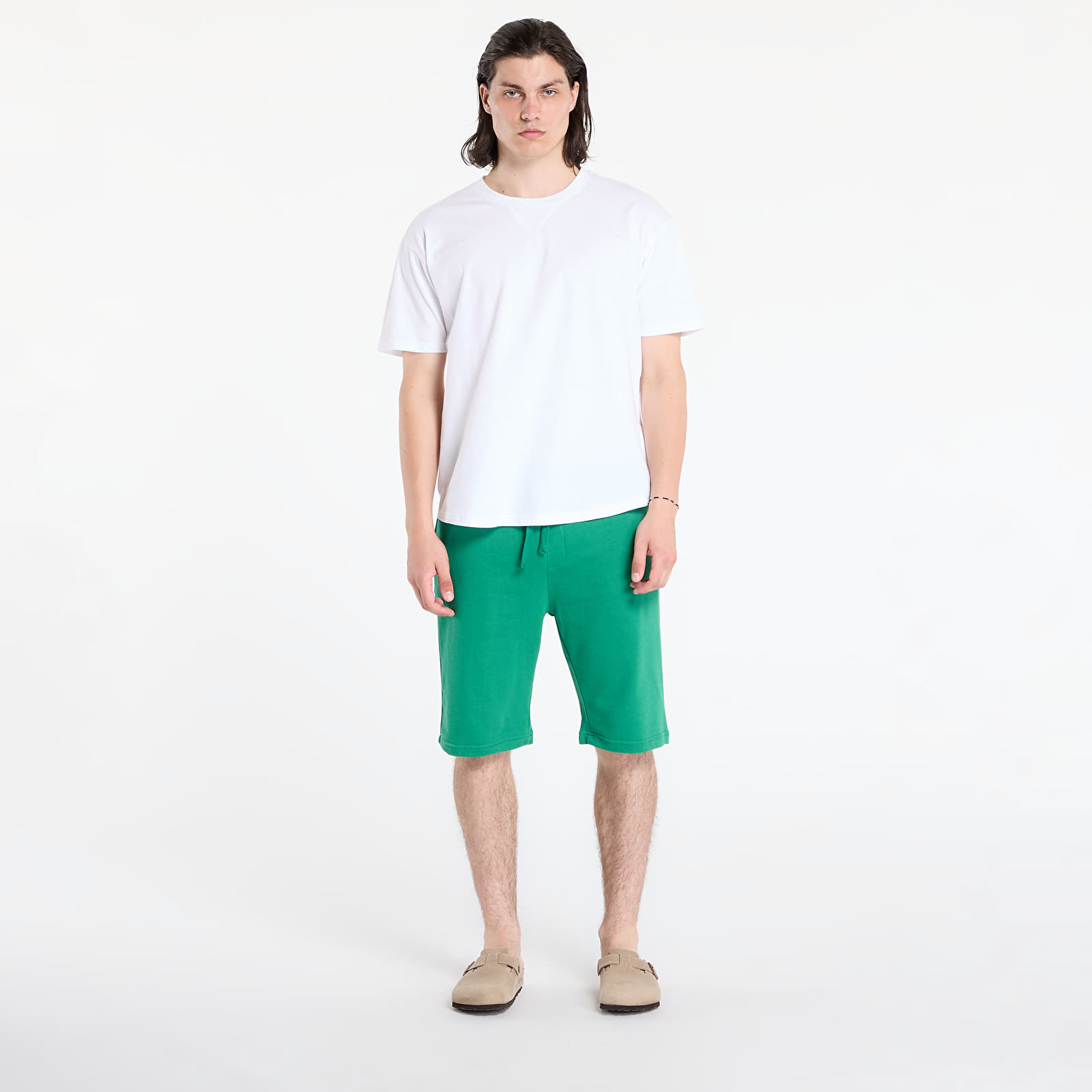 Shorts Urban Classics Basic Sweatshorts Green