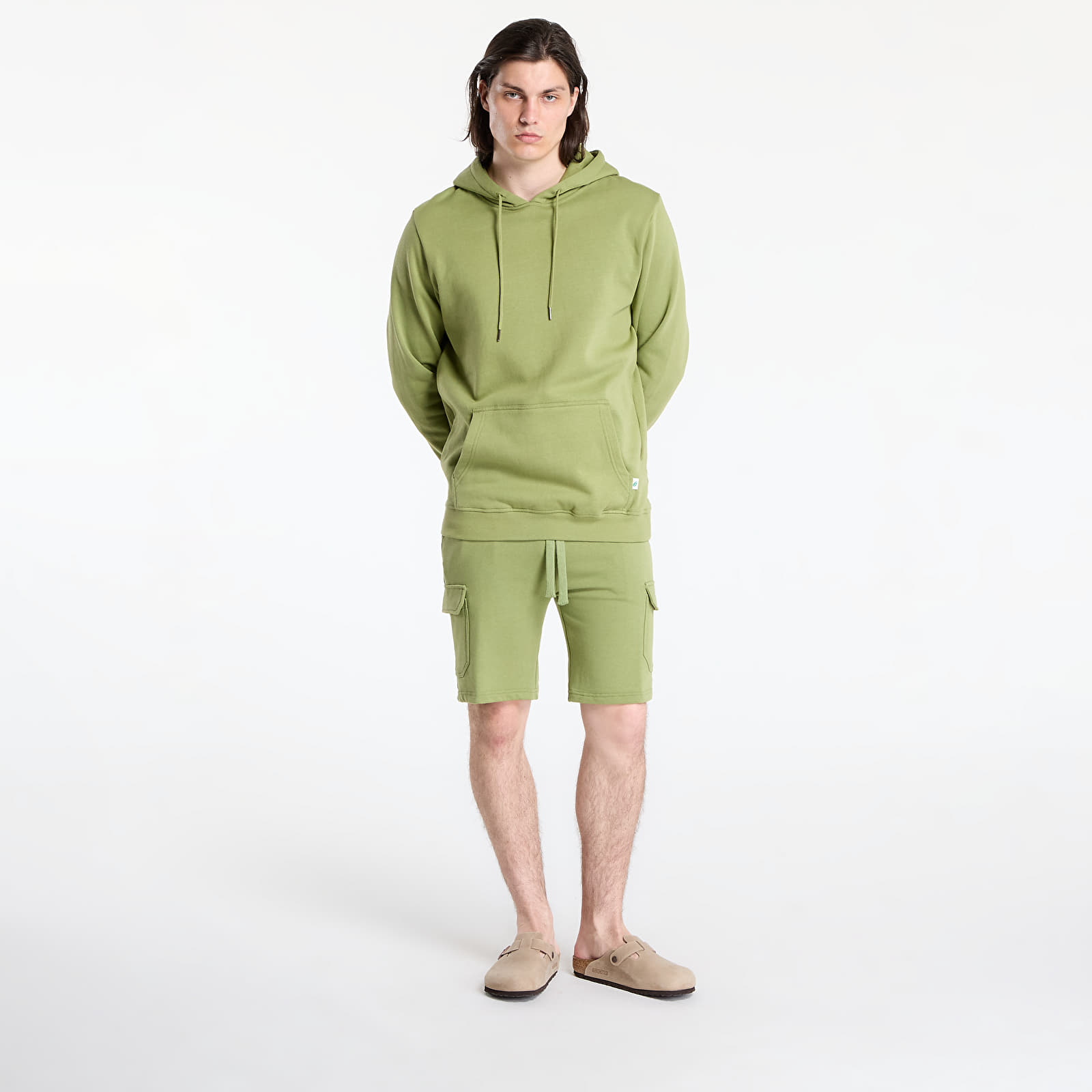 Sweatshirts Urban Classics Organic Basic Hoody Green