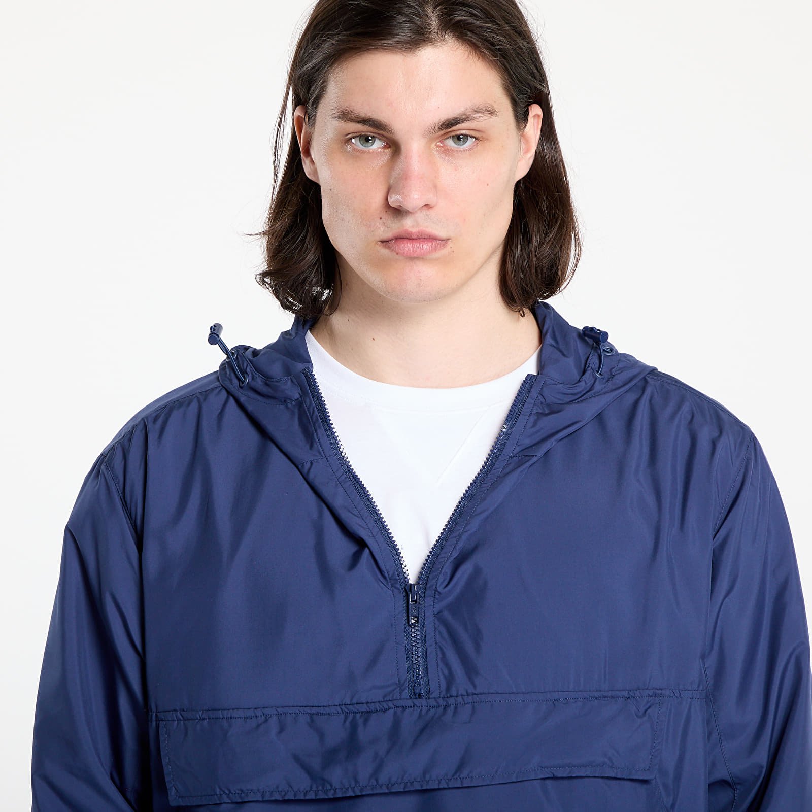 Windbreakers Urban Classics Basic Pull Over Jacket Navy