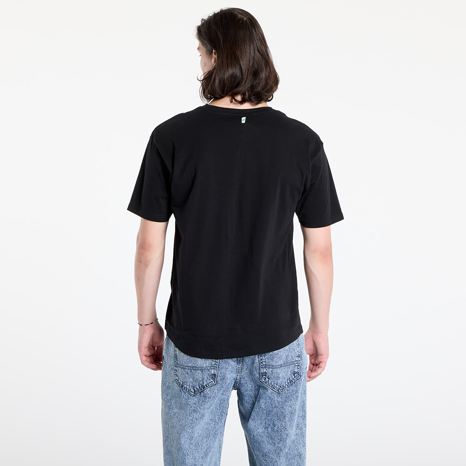 T-Shirts Urban Classics Organic Cotton Curved Oversized Tee 2-Pack Black