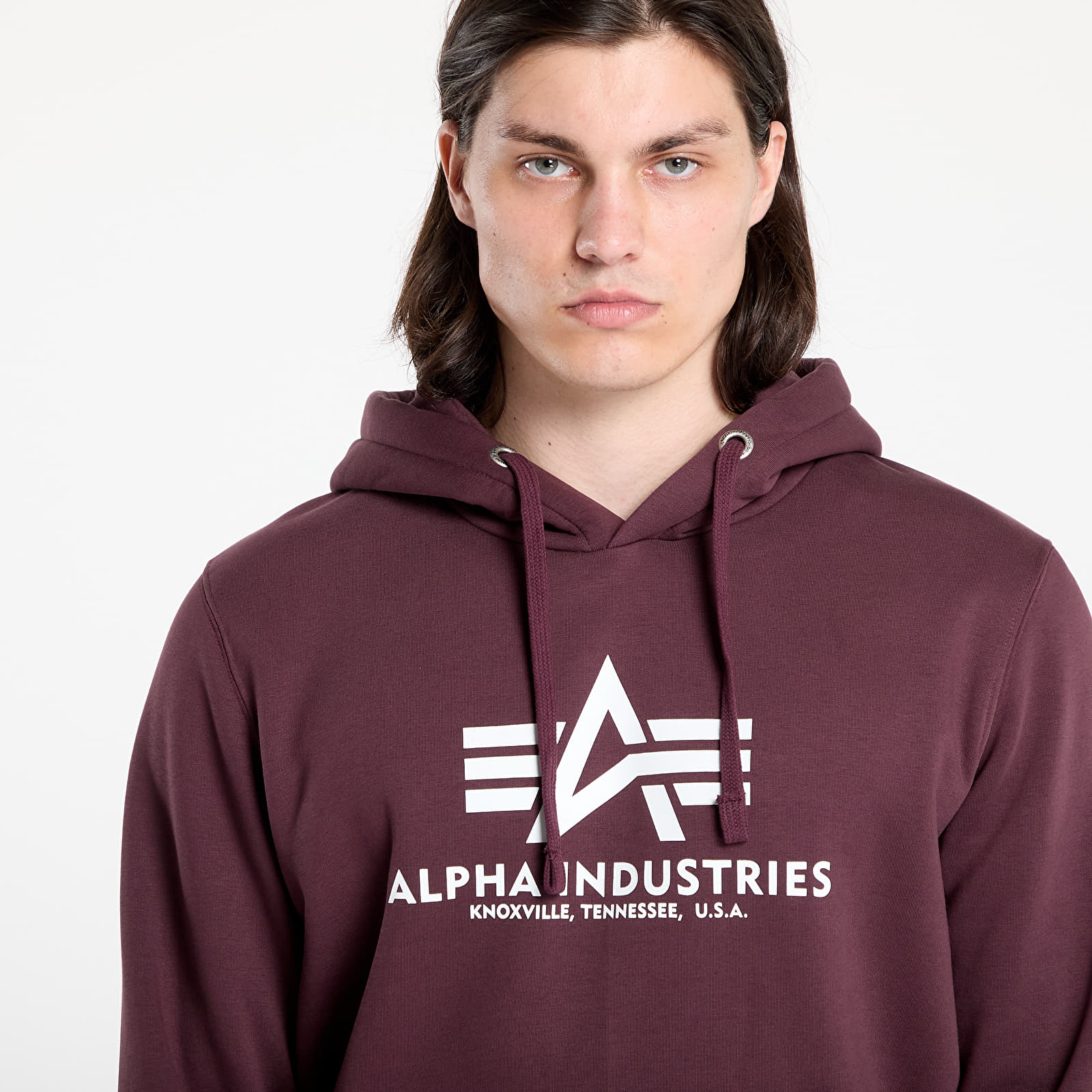 Moletons e blusas de moletom Alpha Industries Basic Hoody Dark Wine