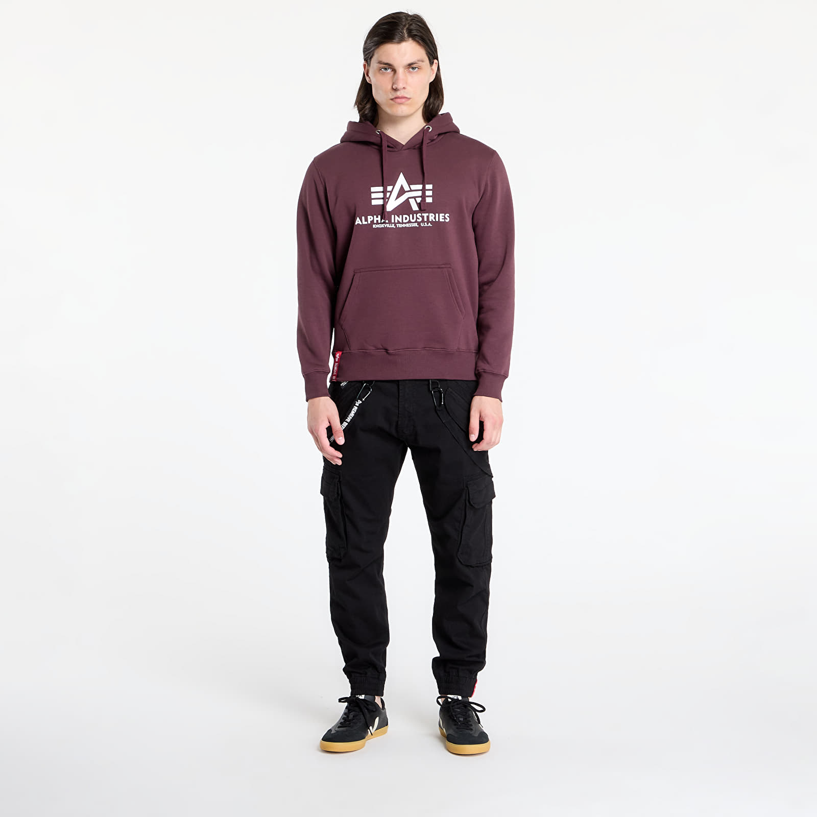 Moletons e blusas de moletom Alpha Industries Basic Hoody Dark Wine