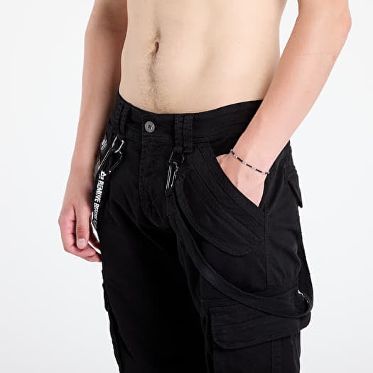 alpha industries pantalon cargo black
