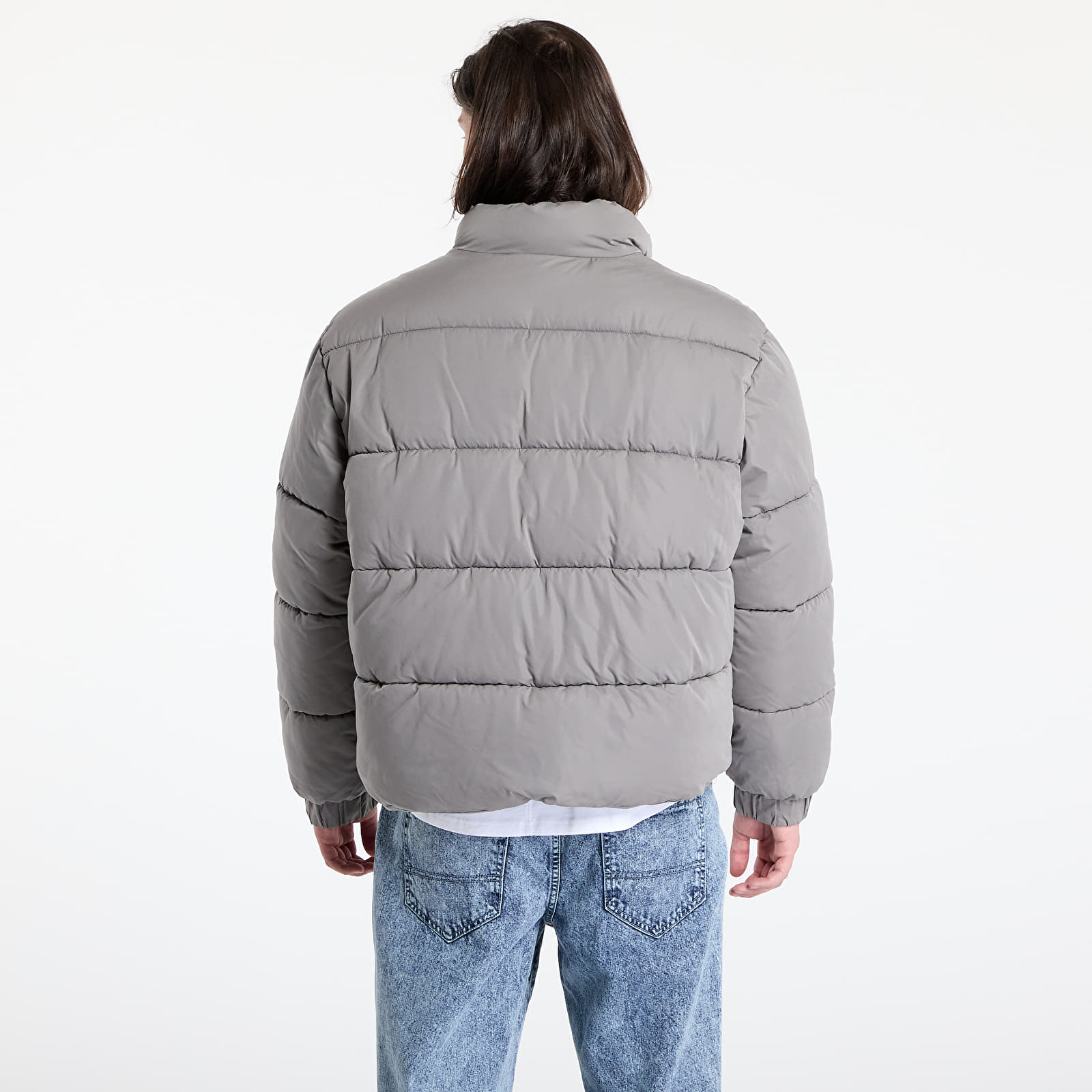 Jacken Urban Classics Cropped Puffer Jacket Grey