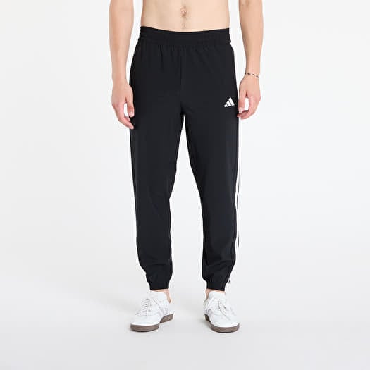 adidas Train Essentials 3-Stripes Woven Joggers Black/ White