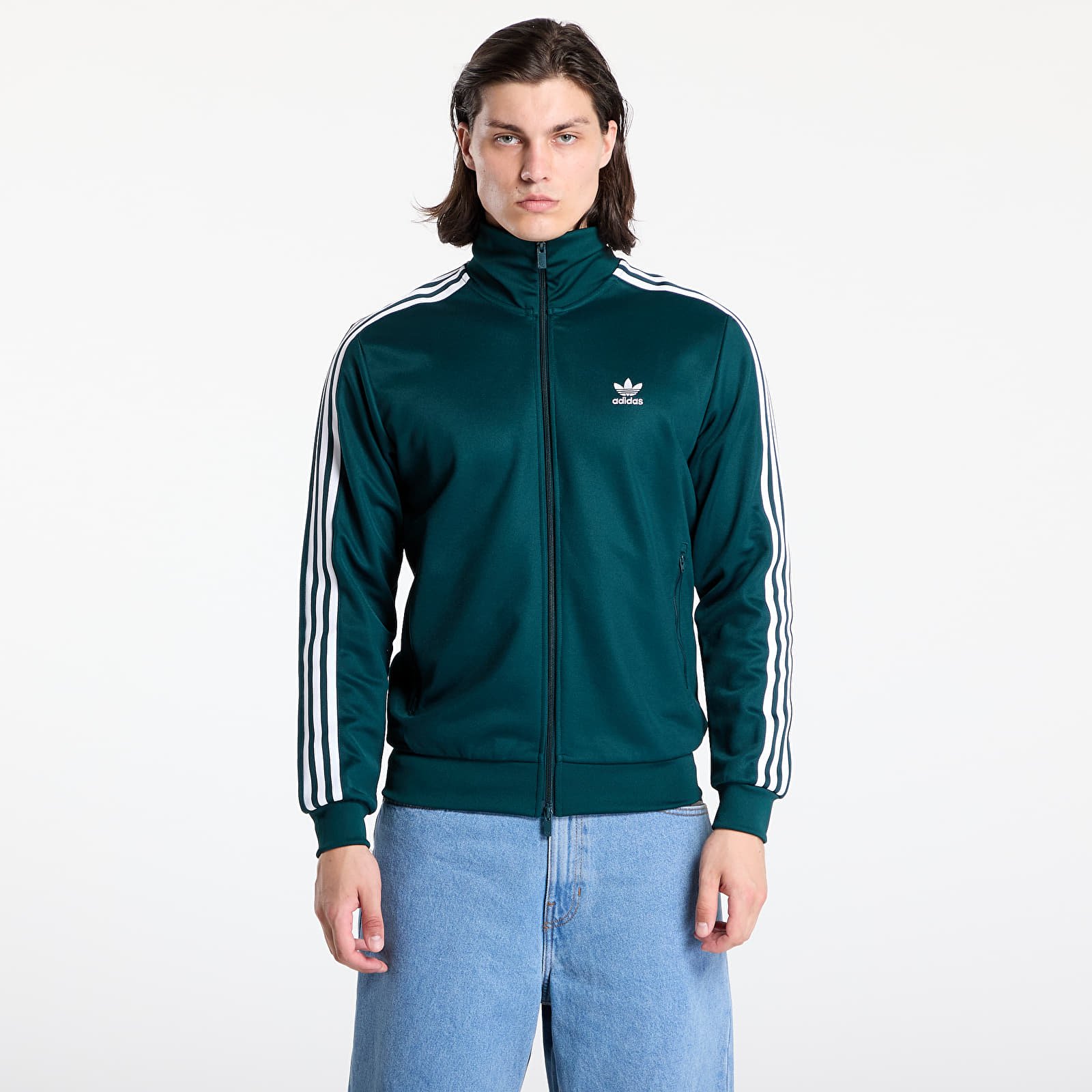 Jakne adidas Adicolor Classics Beckenbauer Track Top Aurora Ivy/ White