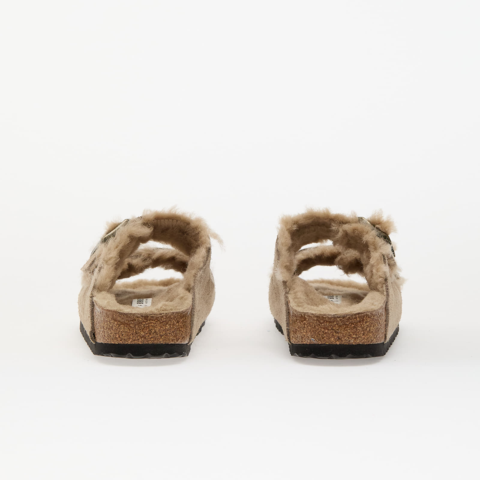 Sneakers und Schuhe für Frauen Birkenstock Arizona Shearling Suede Leather/ Fur Taupe