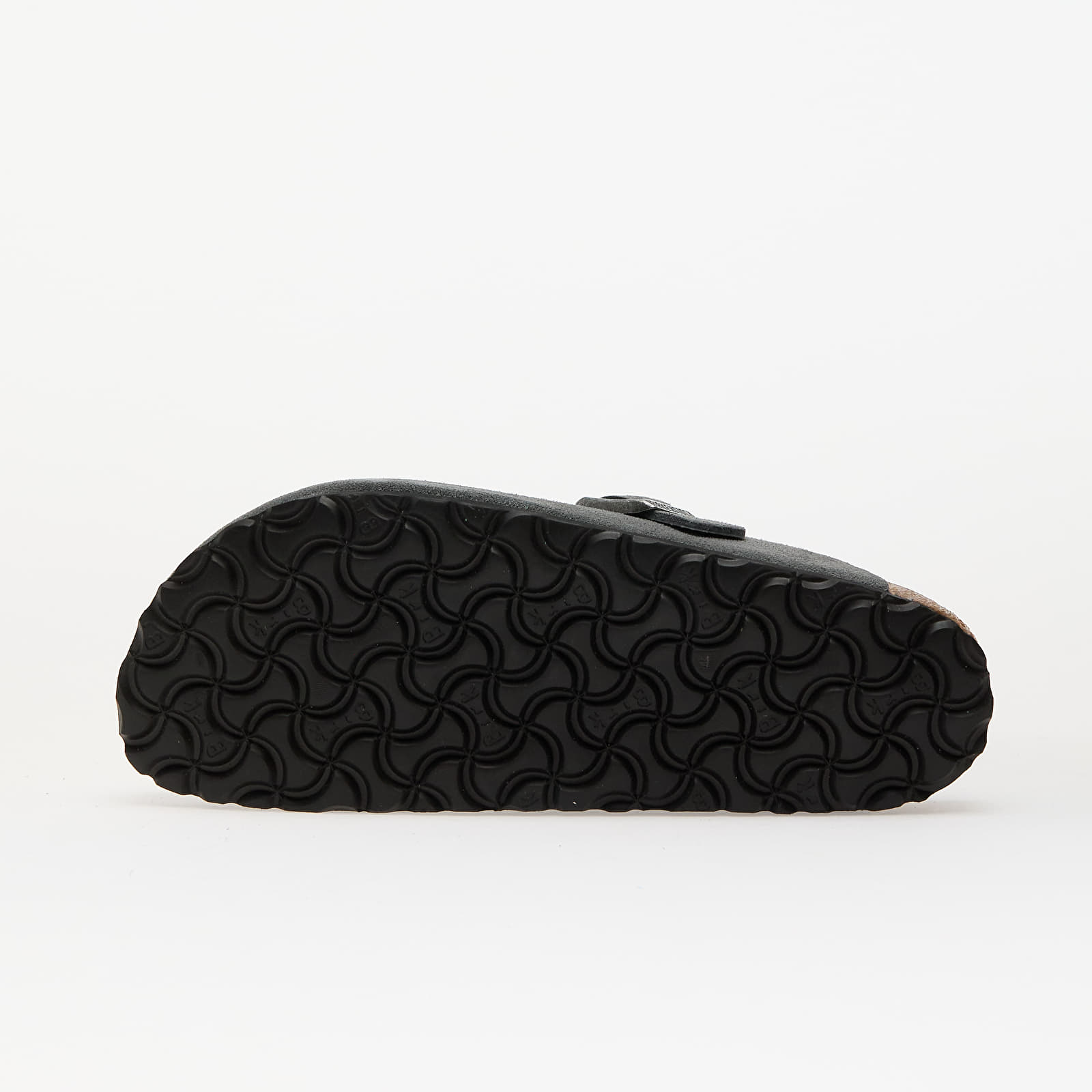 Naisten lenkkarit ja kengät Birkenstock Boston Soft Footbed Suede Leather Basalt Gray Tonal Fb
