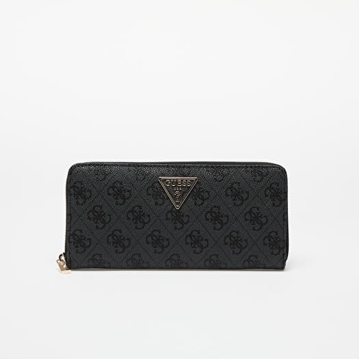 Novčanik GUESS Laurel Ii Slg Large Zip Around Black