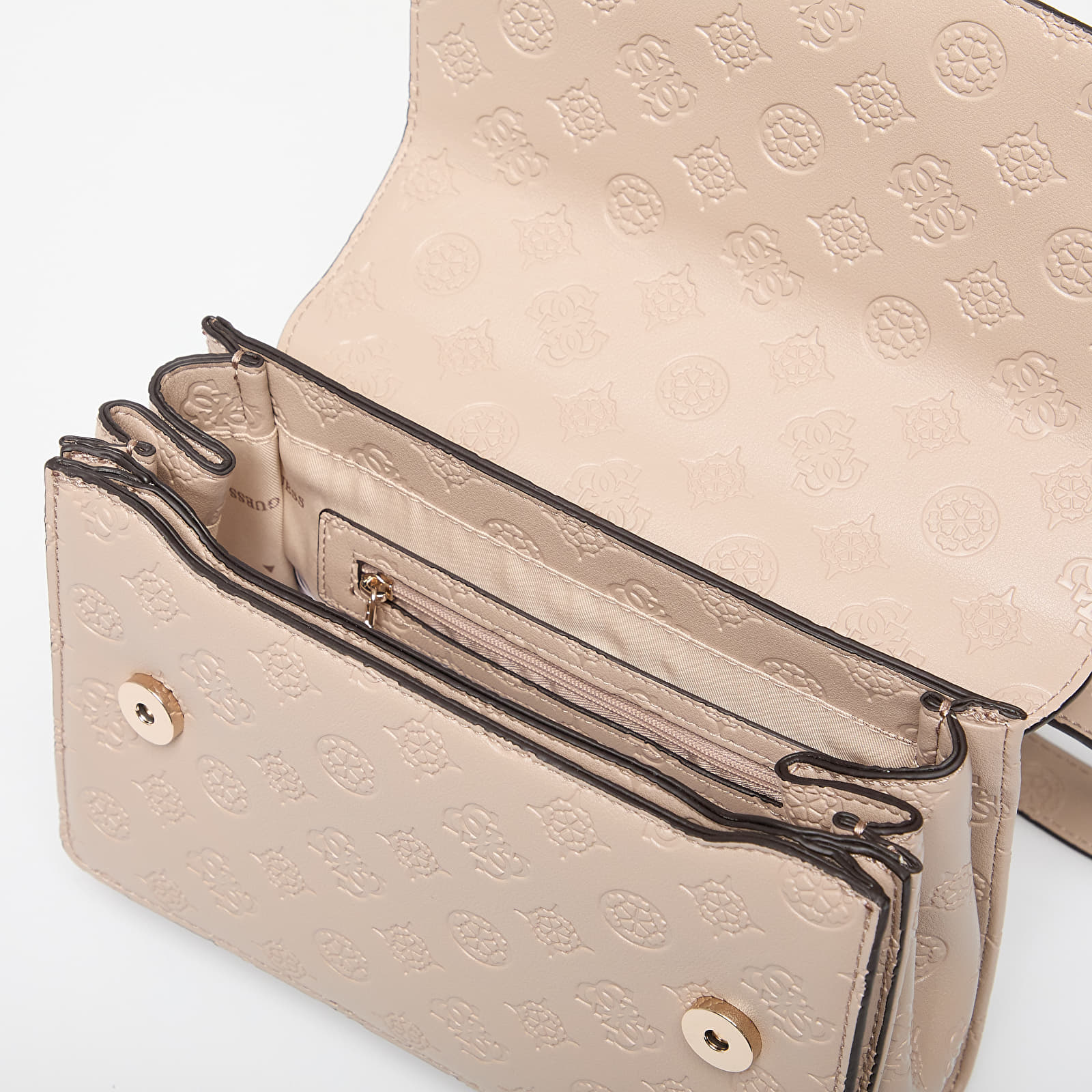 Umhängetaschen GUESS Phoebe Convertible Xbody Flap Beige
