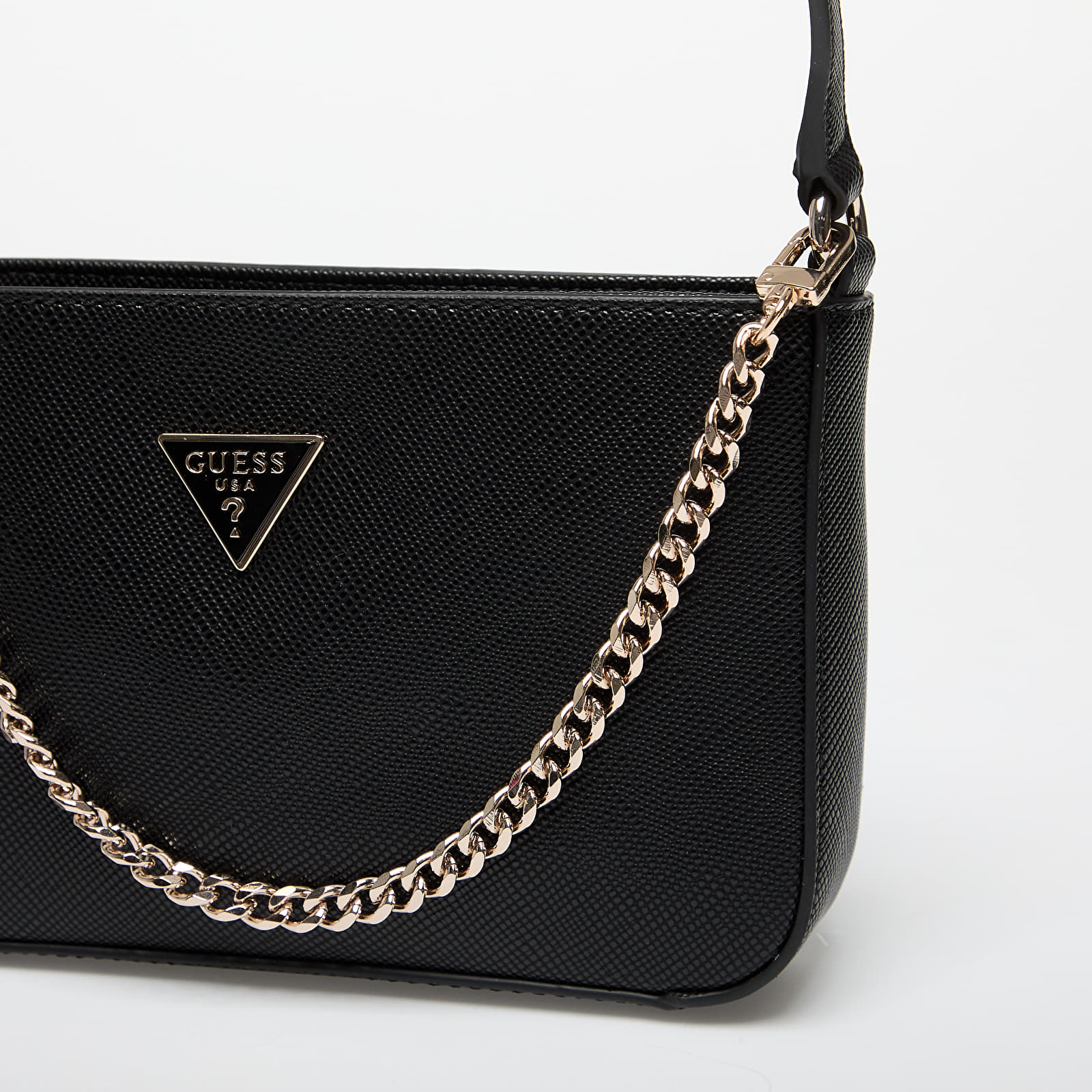 Чанти за рамо GUESS Noelle II Mini Tp Zp Shldr Bag Black