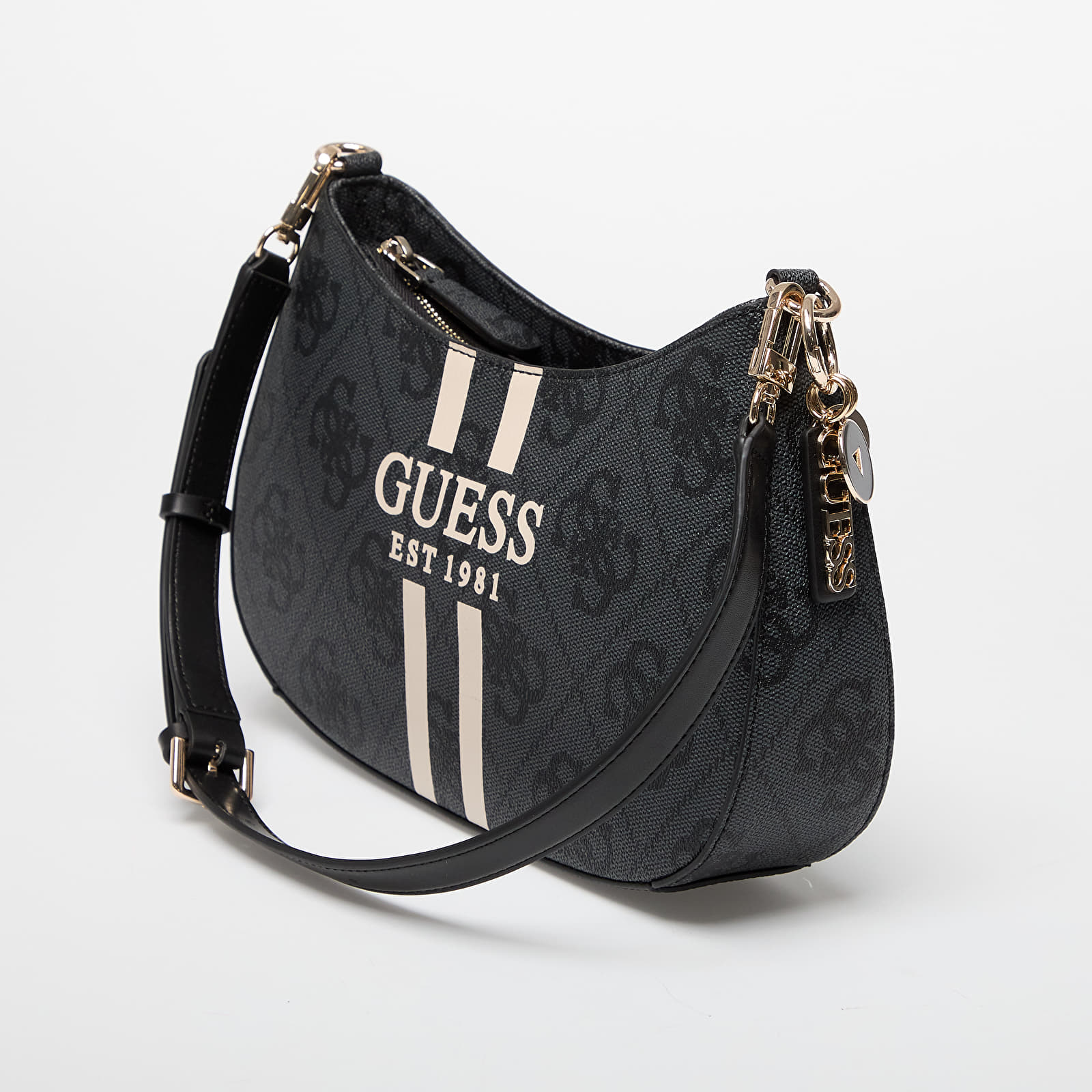 Skuldertasker GUESS Noelle II Top Zip Shoulder Bag Grey
