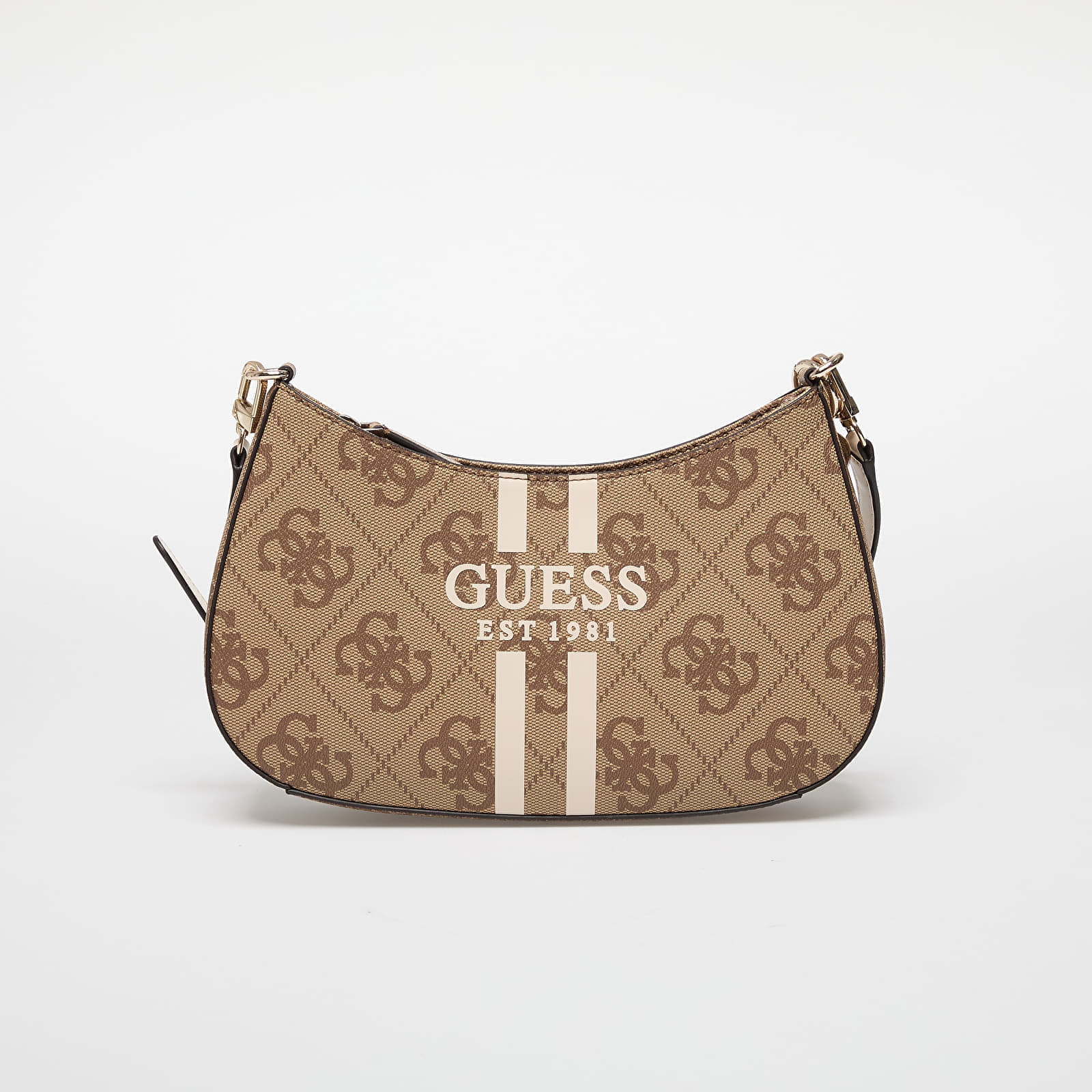 GUESS Noelle II Top Zip Shoulder Bag Beige Universal