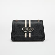 GUESS Noelle II Convertible Cross Body Flap Coal Logo