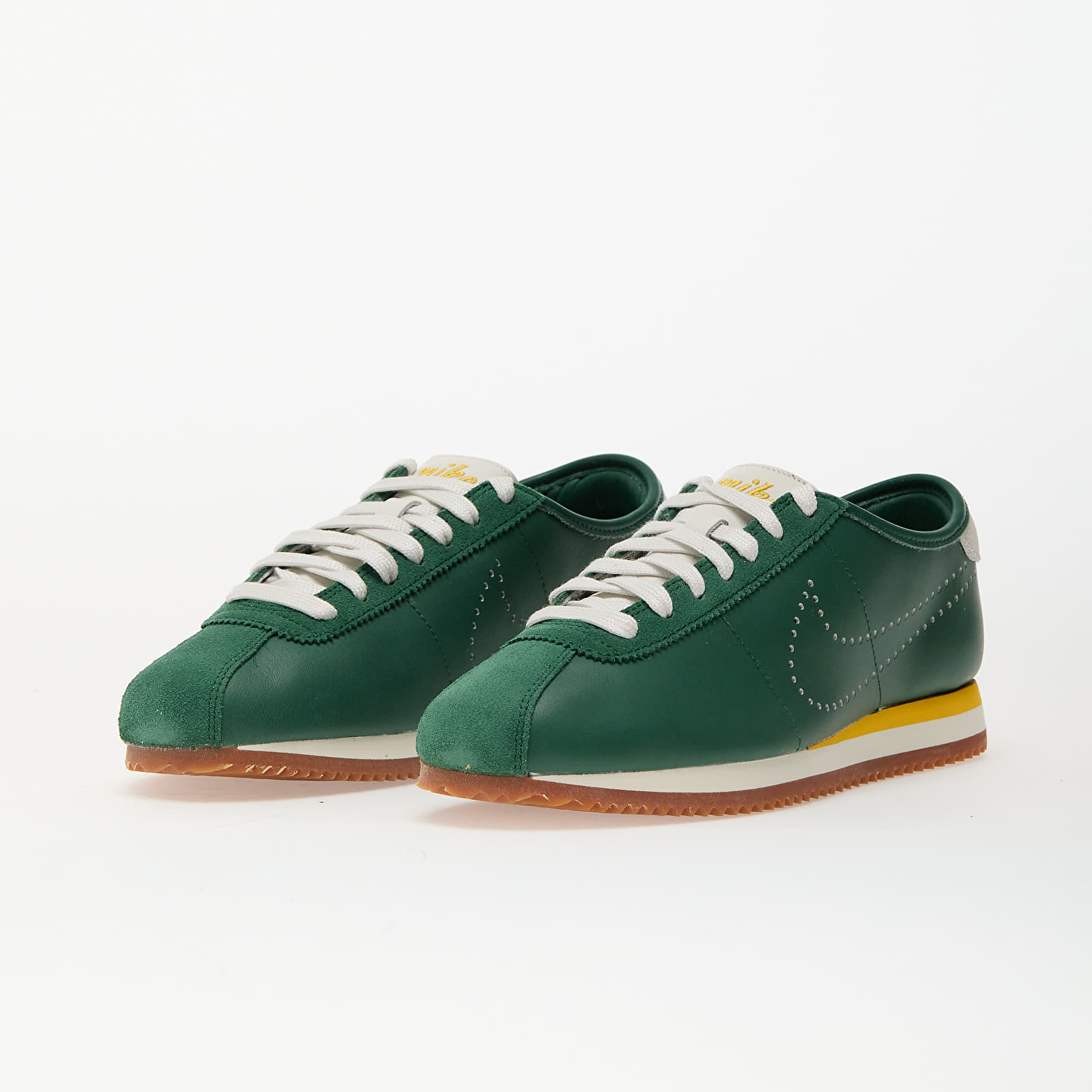 Women's sneakers and shoes Nike W Cortez Lt Gorge Green/ Amarillo-Sail-Gum Med Brown