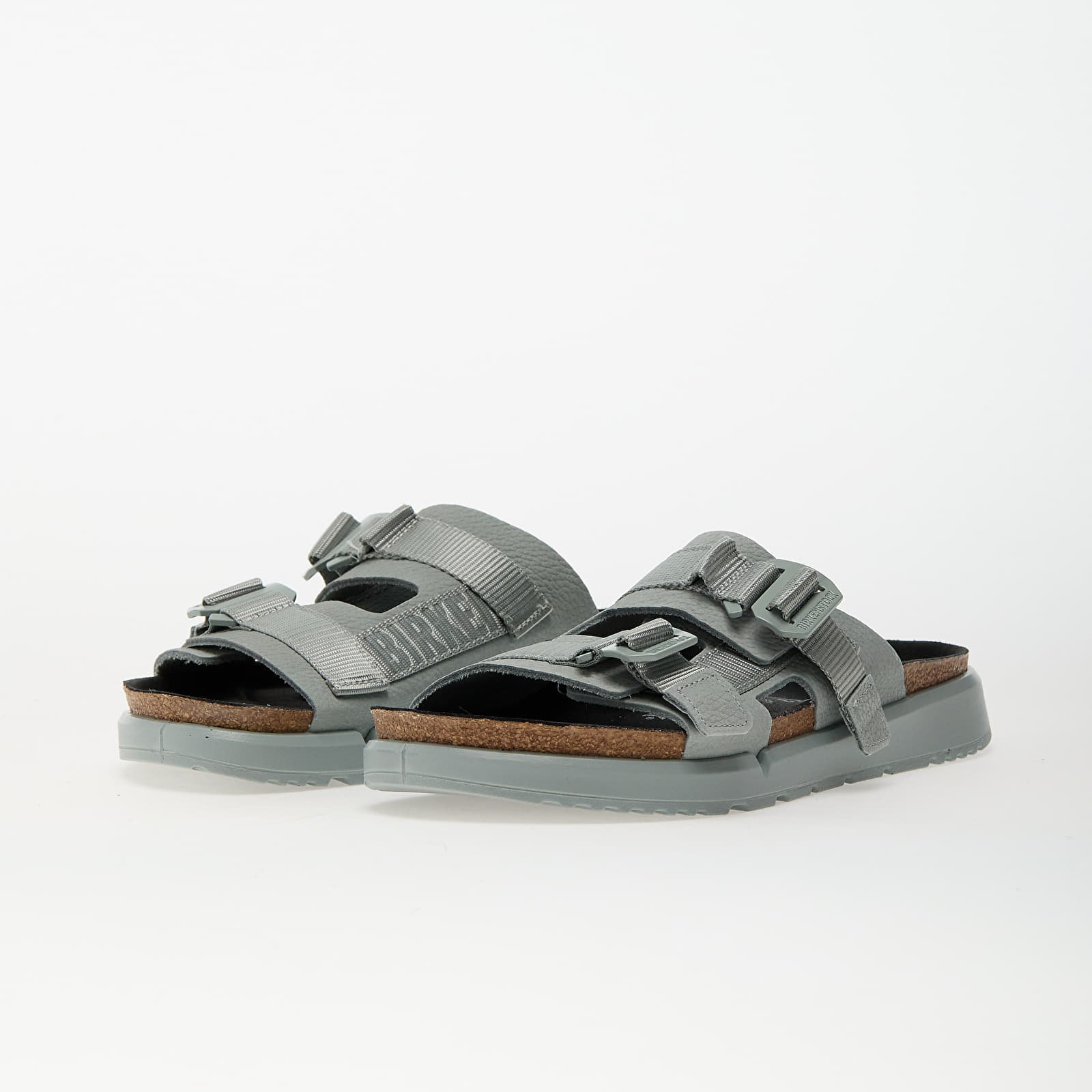 Turnschuhe und Schuhe für Männer Birkenstock Shinjuku 2 Strap Natural Leather/Textile Pure Sage