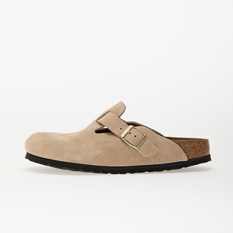 Birkenstock Boston BS Suede Leather Sandcastle