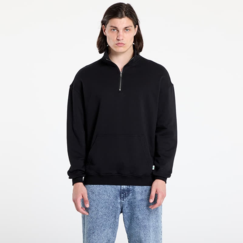 Mikina Urban Classics Organic Basic Troyer Black