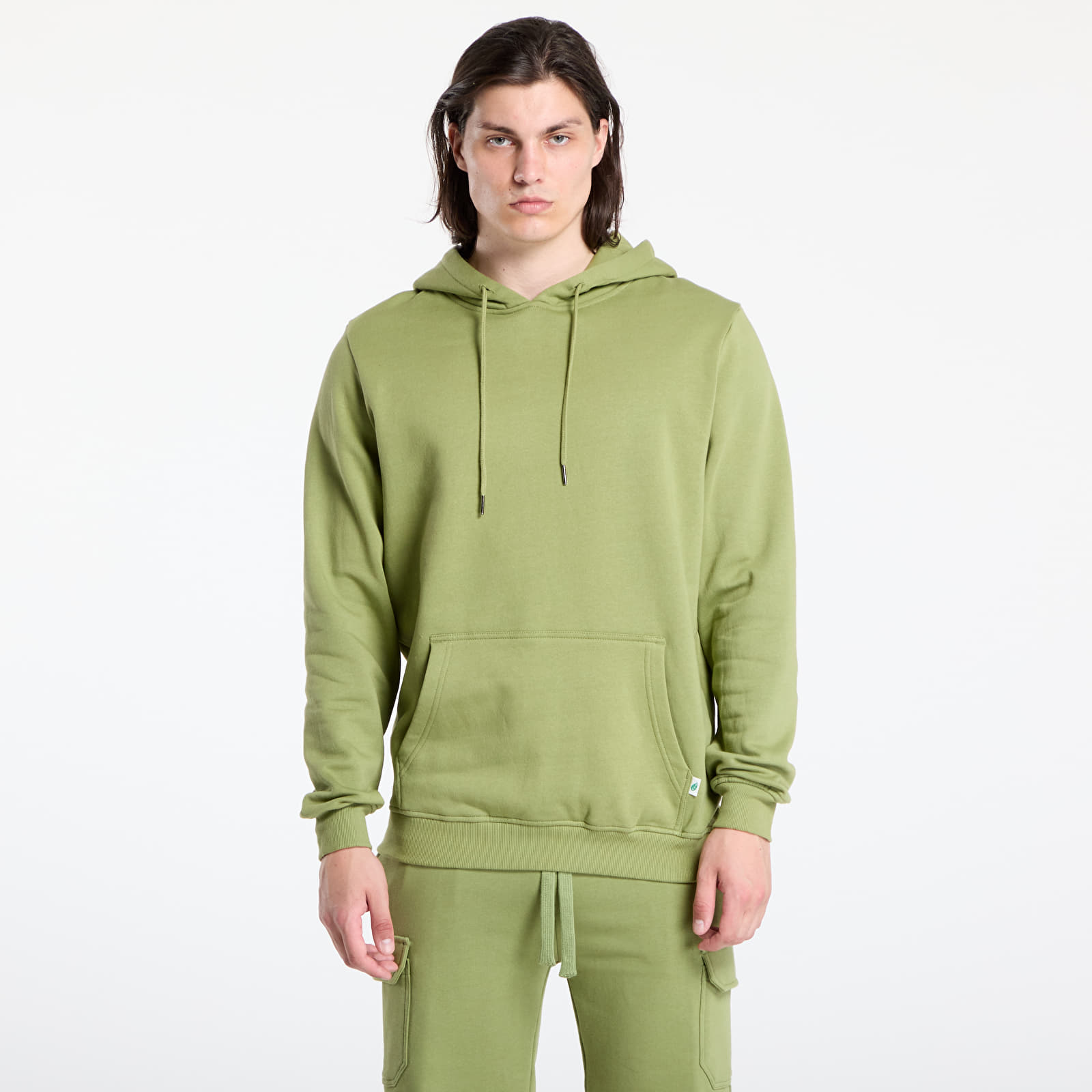 Sweatshirts Urban Classics Organic Basic Hoody Green