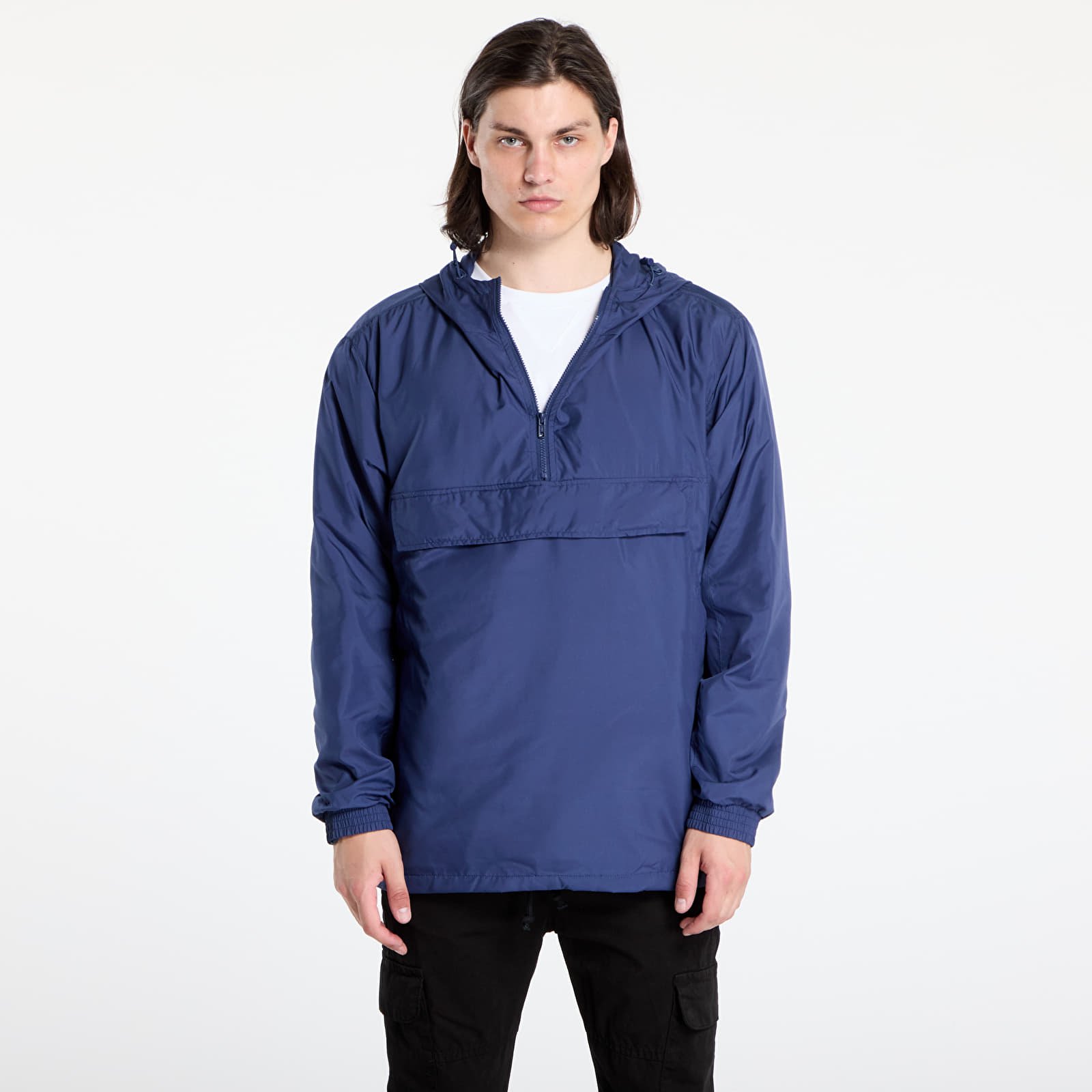 Windbreakers Urban Classics Basic Pull Over Jacket Navy