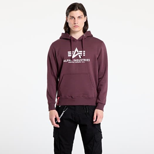 Sweatshirt Alpha Industries Basic Hoody Dark Wine