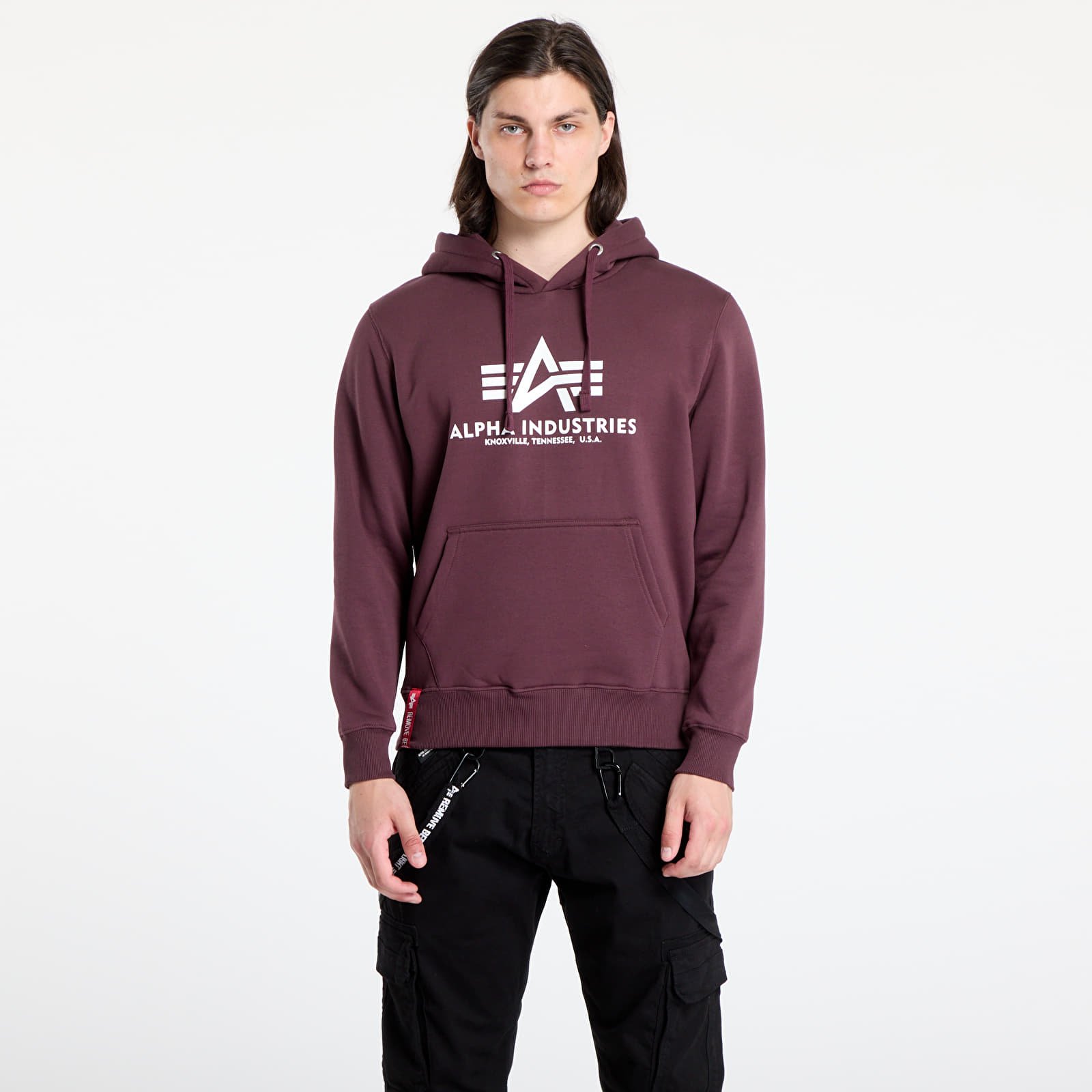 Moletons e blusas de moletom Alpha Industries Basic Hoody Dark Wine