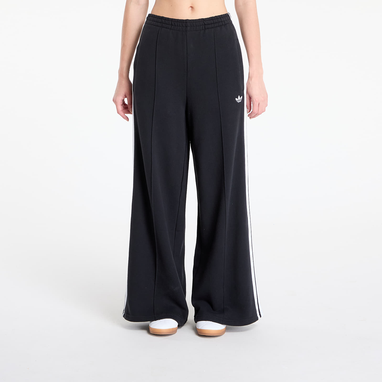 Sweatpants adidas 3S Wide Sweatpt Black/ White