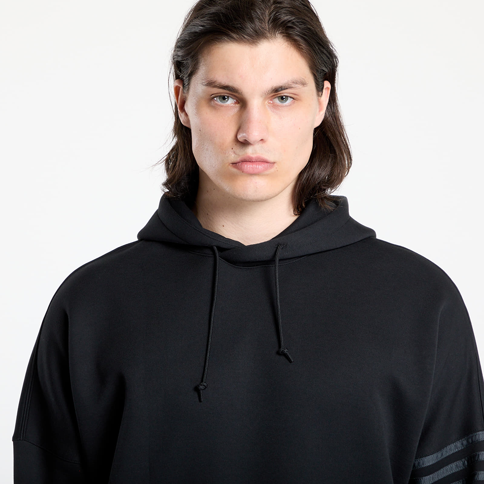 Pánské mikiny adidas Neuclassics Hoodie Black