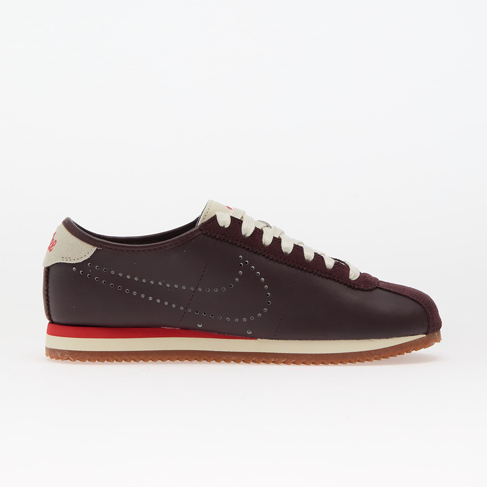 Naisten lenkkarit ja kengät Nike W Cortez Lt Burgundy Crush/ Lt Crimson-Coconut Milk-Gum Med Brown