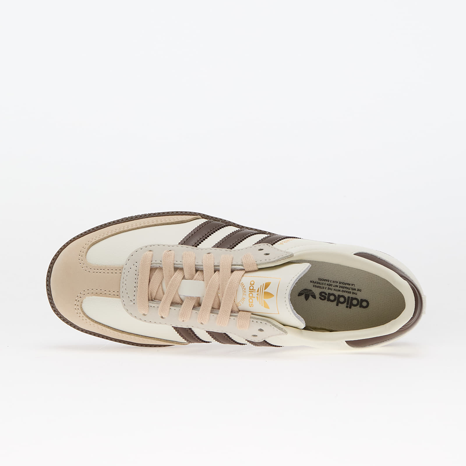 Sneakers und Schuhe für Frauen adidas Samba OG W Off White/ Earth Strata/ Gum