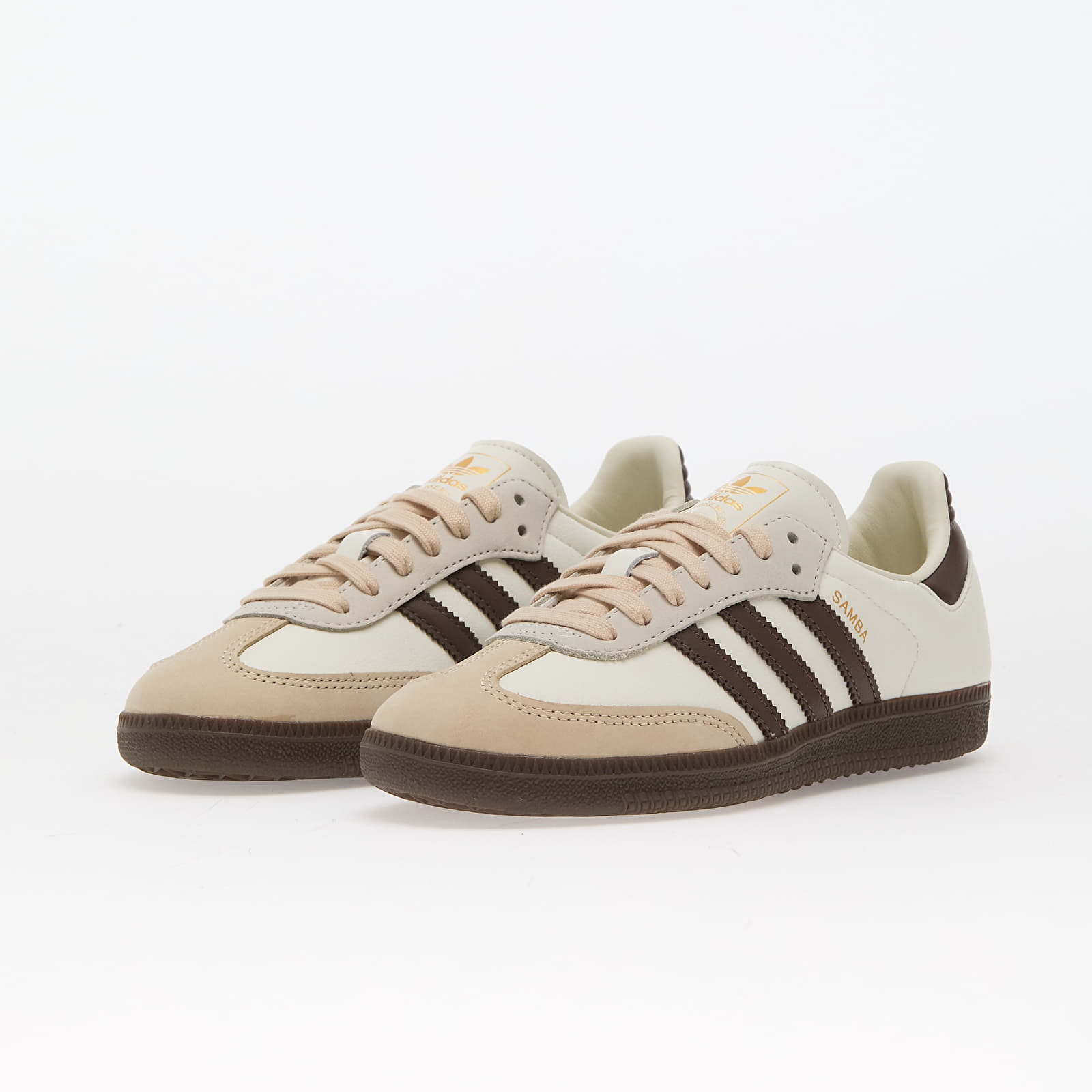 Sneakers und Schuhe für Frauen adidas Samba OG W Off White/ Earth Strata/ Gum