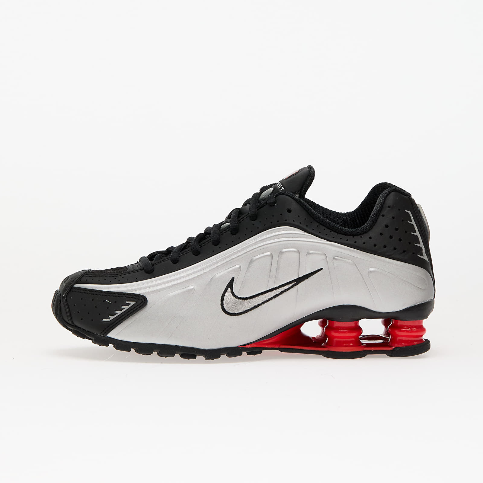 Sneakers Nike Shox R4 Black/ Mtlc Silver-Lt Crimson EUR 41
