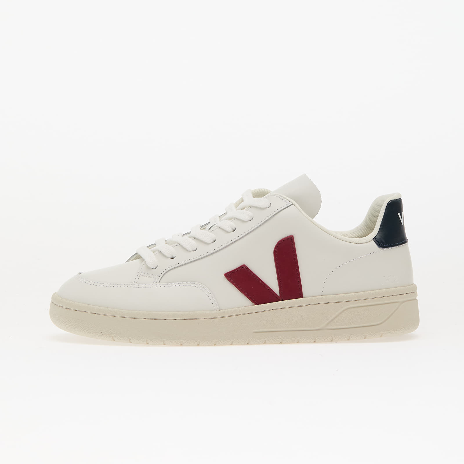 Sneakers Veja W V-12 Leather White_Marsala_Nautico EUR 40
