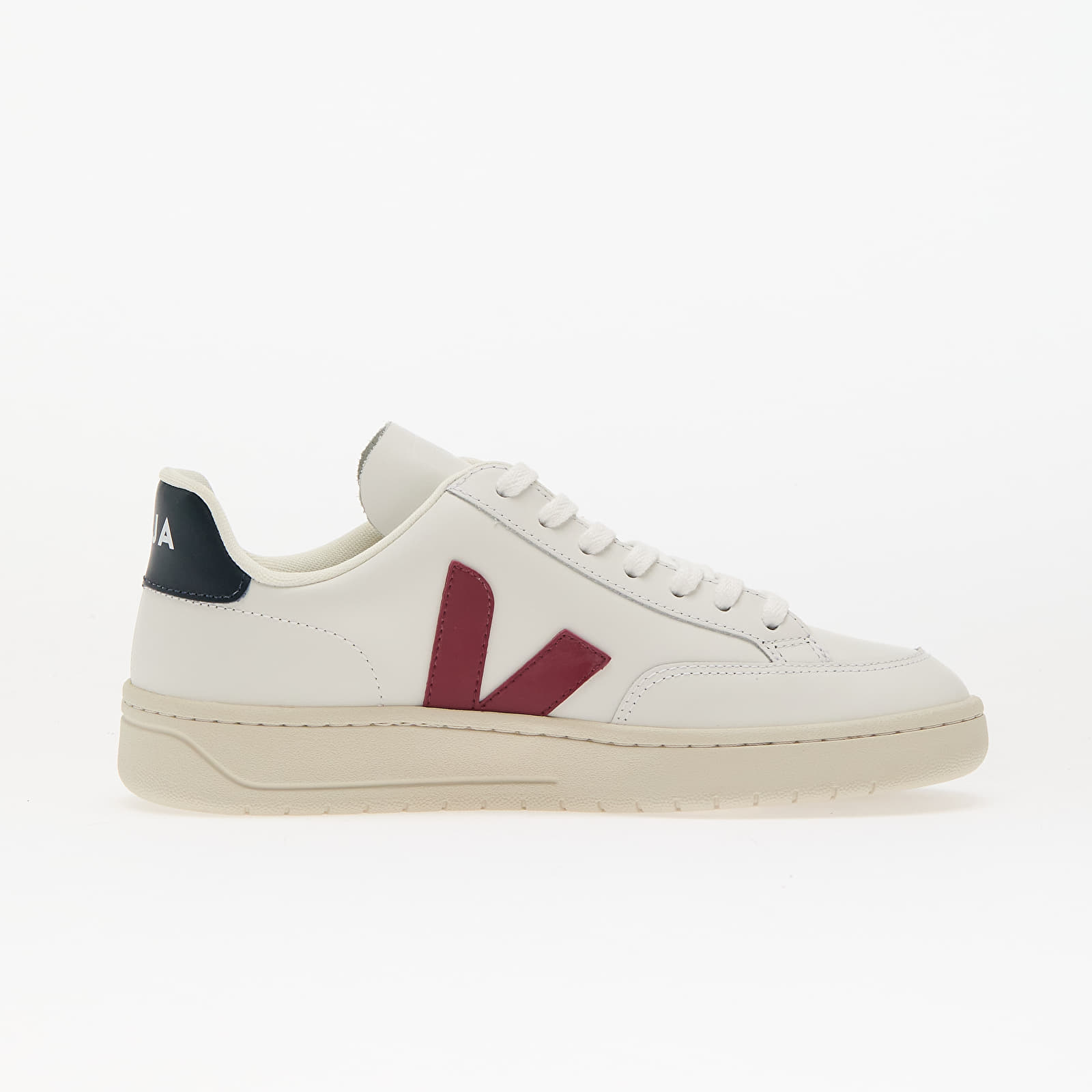 Sneakers und Schuhe für Frauen Veja W V-12 Leather White_Marsala_Nautico