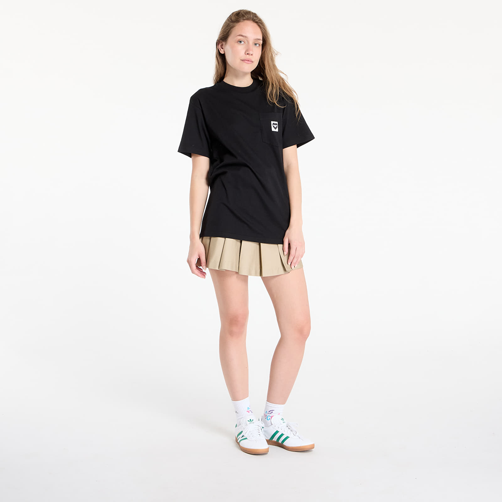 majice kratkih rukava Carhartt WIP S/S Pocket Heart T-Shirt Black