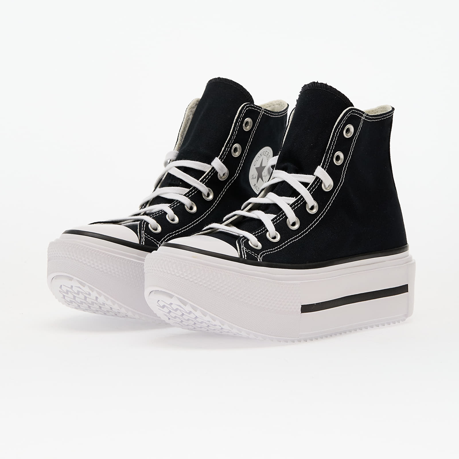 Turnschuhe und Schuhe für Männer Converse Chuck Taylor All Star Lift Double Stack Black/ White/ Black