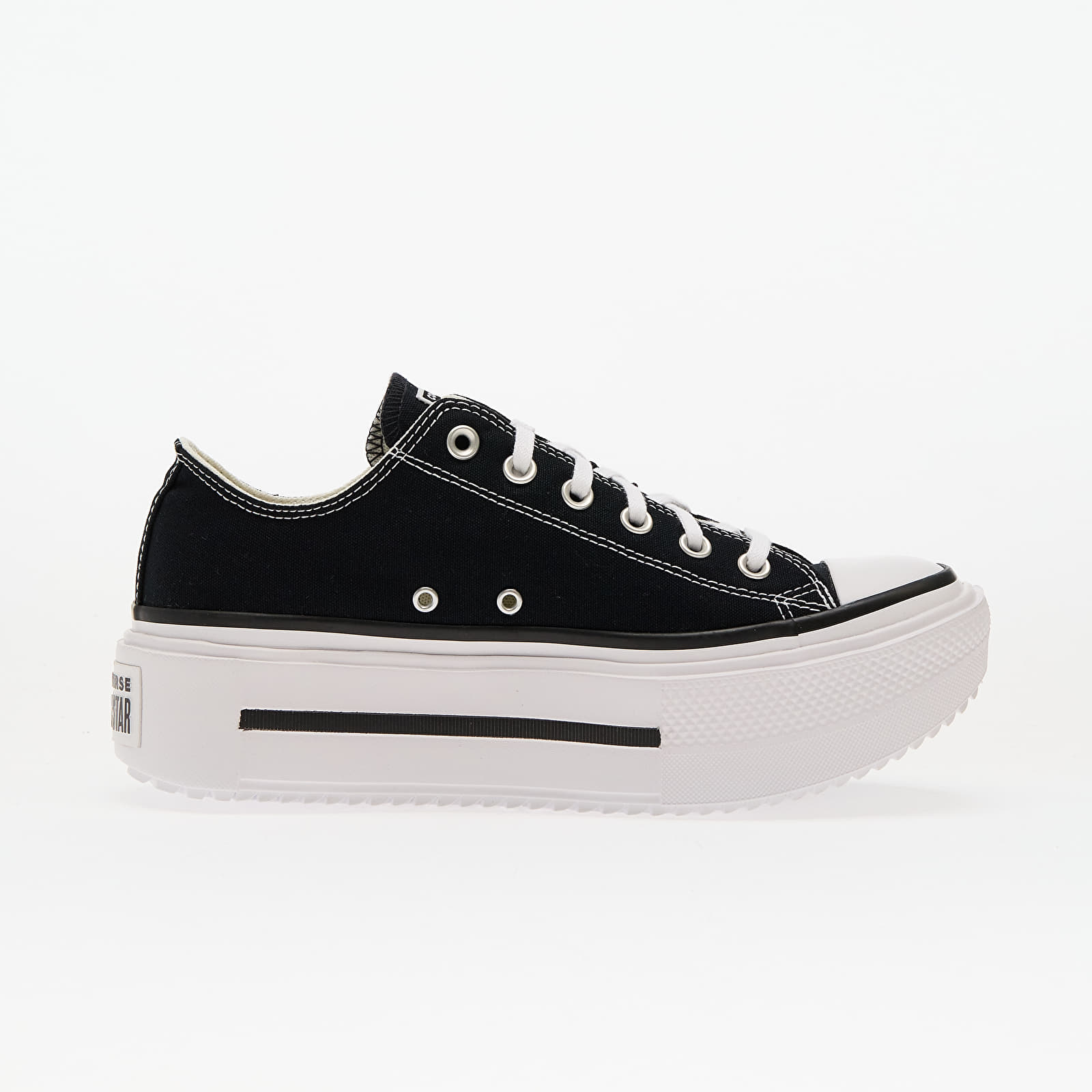 Turnschuhe und Schuhe für Männer Converse Chuck Taylor All Star Lift Double Stack Black/ White/ Black