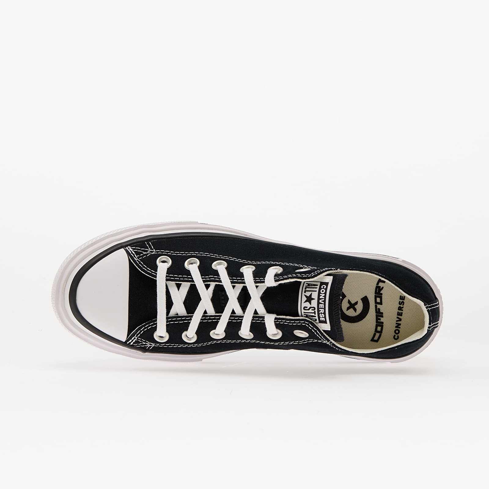 Turnschuhe und Schuhe für Männer Converse Chuck Taylor All Star Lift Double Stack Black/ White/ Black
