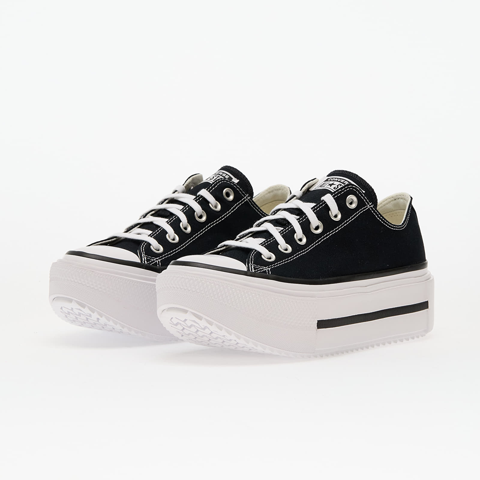 Turnschuhe und Schuhe für Männer Converse Chuck Taylor All Star Lift Double Stack Black/ White/ Black