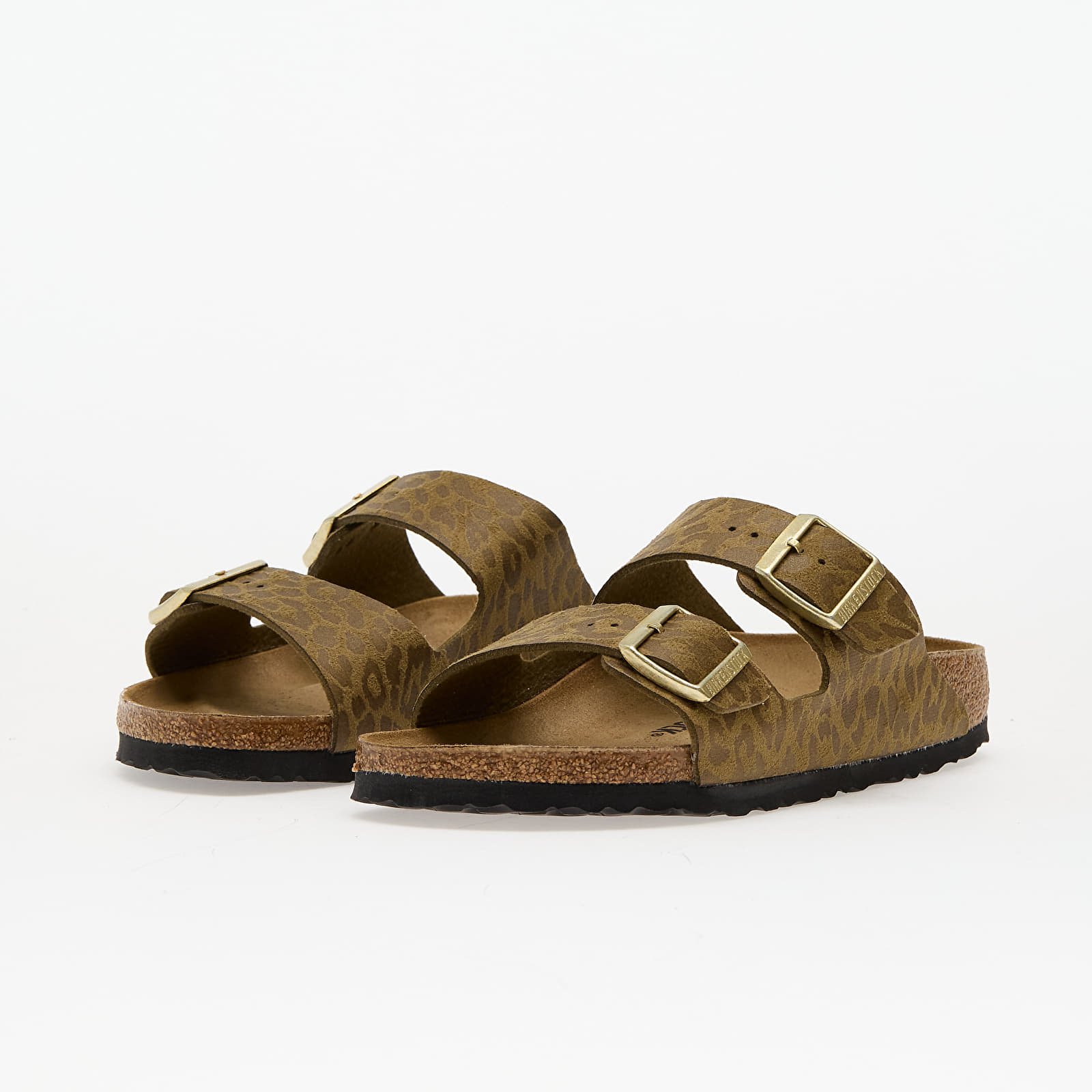 Naisten lenkkarit ja kengät Birkenstock Arizona BS Synthetik Syn Leo Khaki