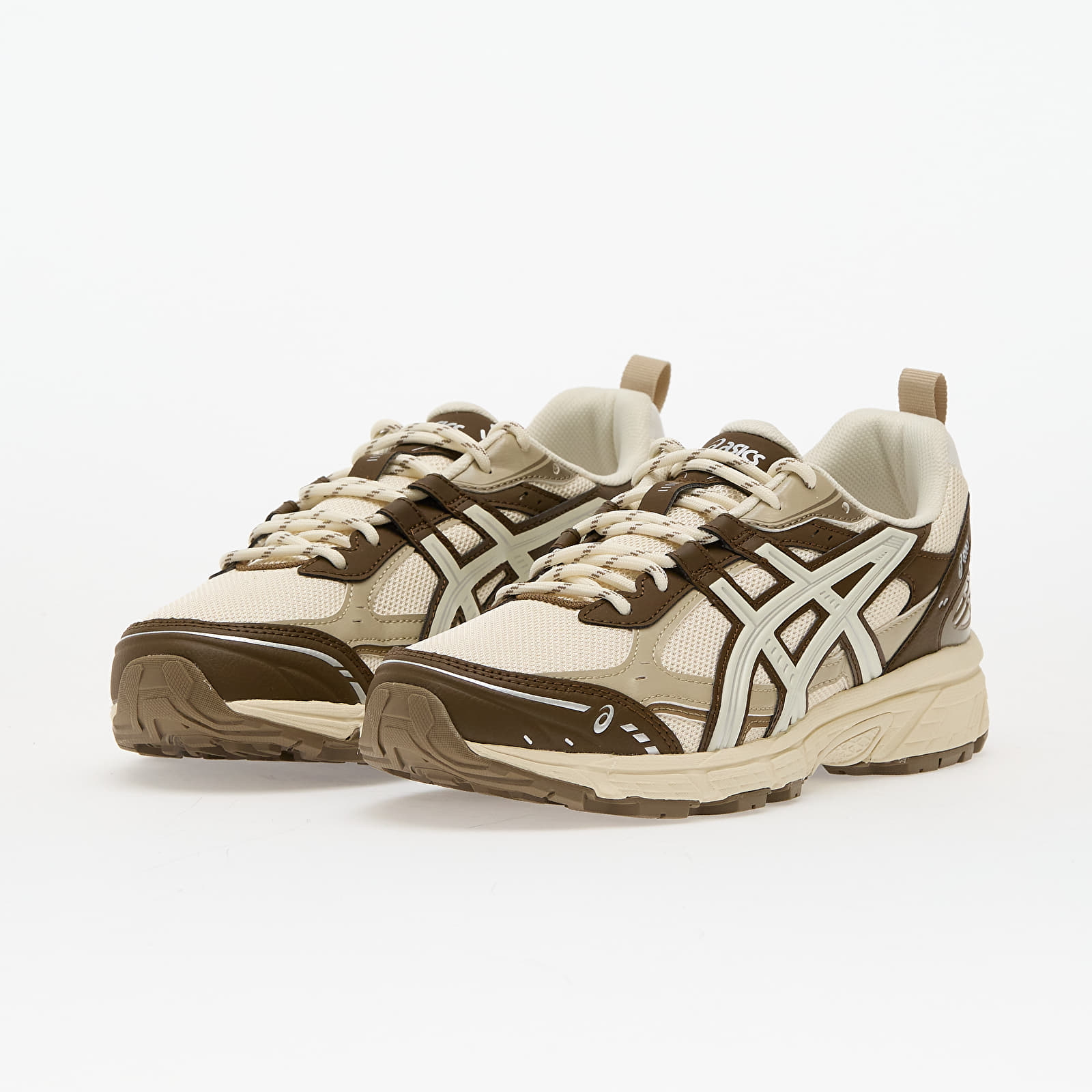Miesten lenkkarit ja kengät Asics Gel-Nunobiki Cream/ Brown Storm