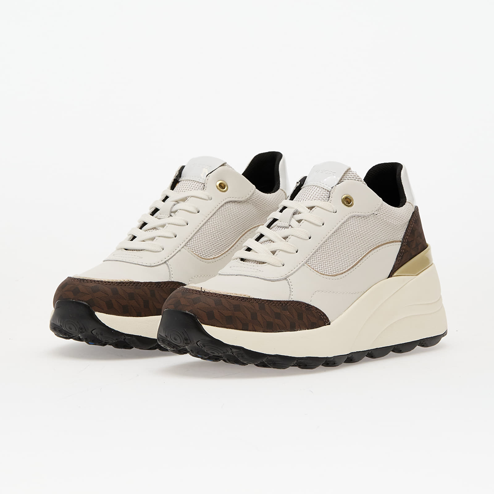 Sneakers und Schuhe für Frauen Geox D Spherica Ec13 Beige