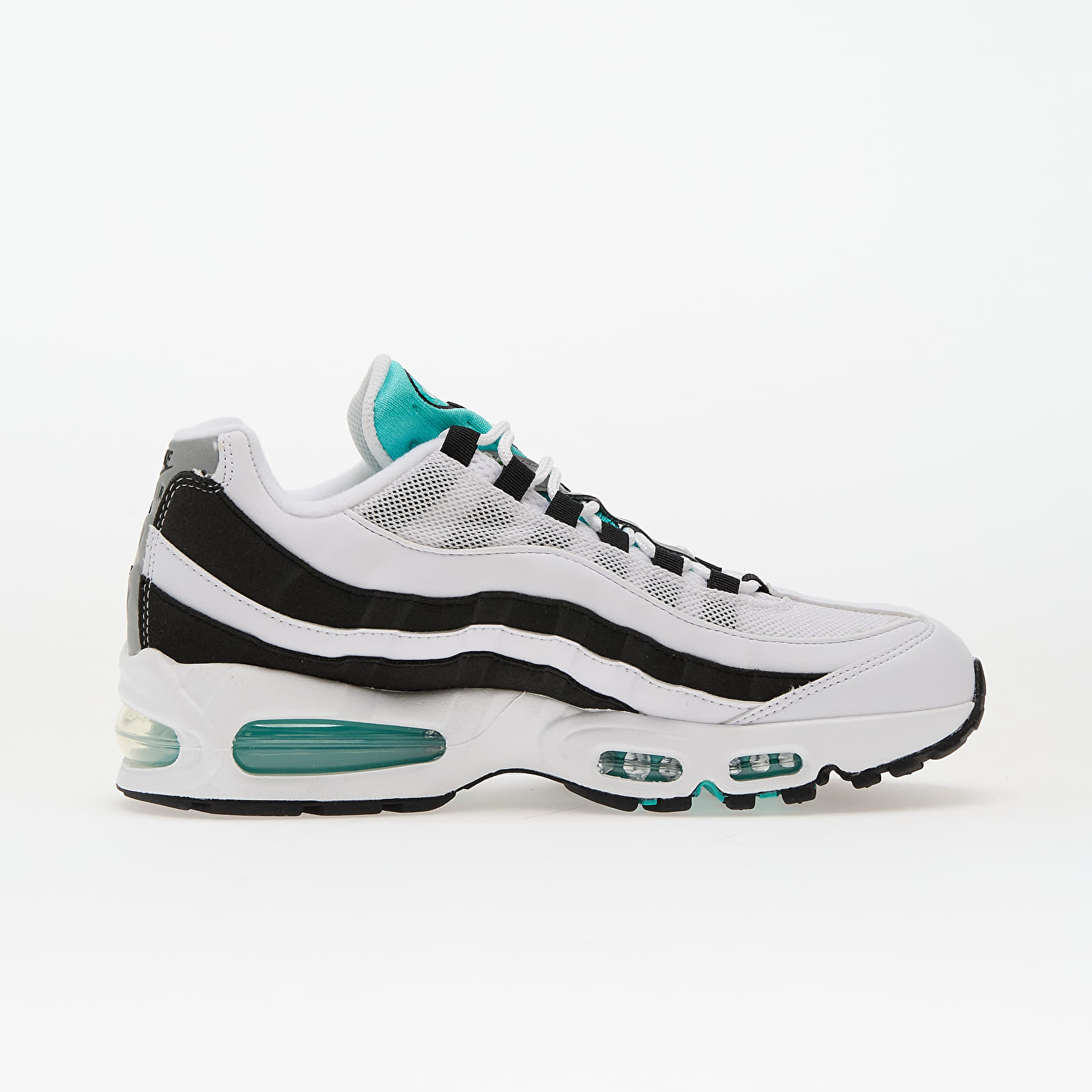 Men's sneakers and shoes Nike Air Max 95 Og White/ Hyper Jade-Black-Metallic Silver