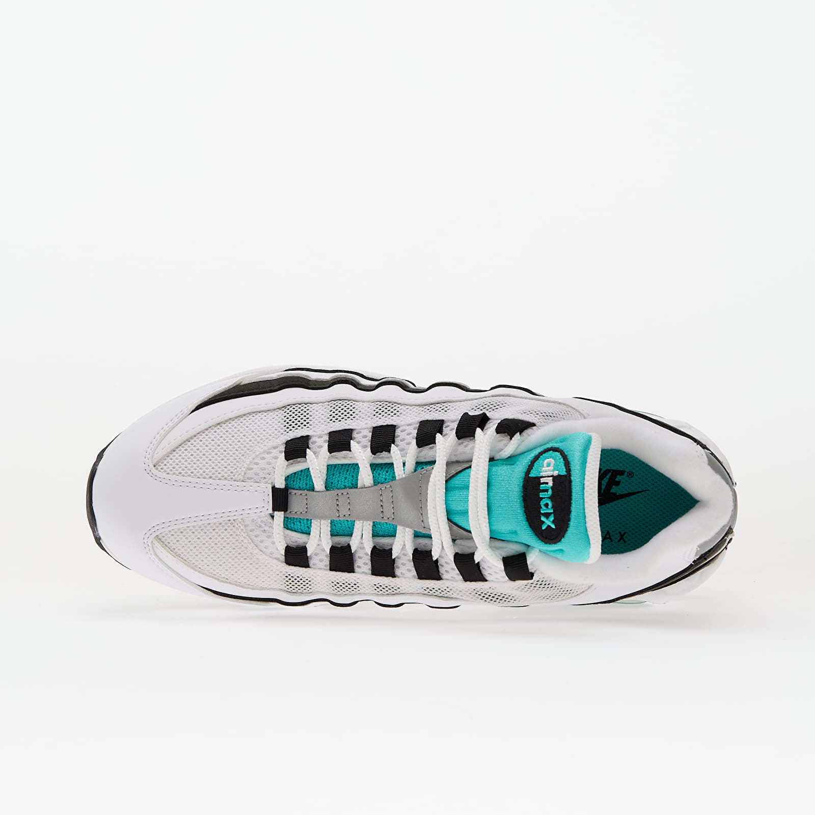 Men's sneakers and shoes Nike Air Max 95 Og White/ Hyper Jade-Black-Metallic Silver